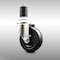 Service Caster 4 Inch 316SS Soft Rubber Wheel Swivel 1-1/2 Inch Expanding Stem Caster SCC SCC-SS316EX20S414-SRS-112 - alternate 1